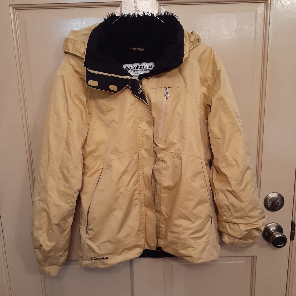 Columbia Parka omni-tech fleece sleeves S